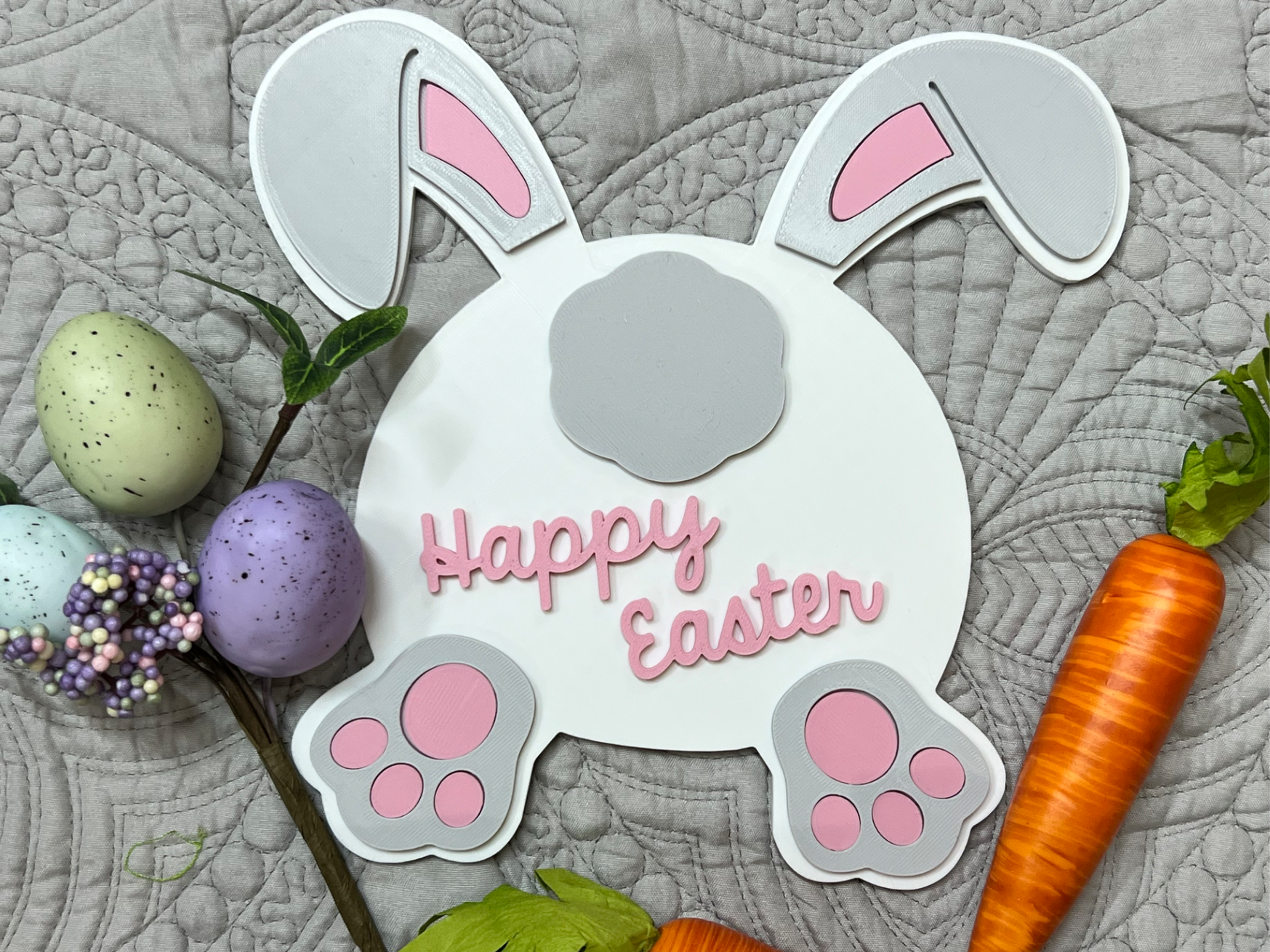 Fun Bunny Sign No AMS Needed