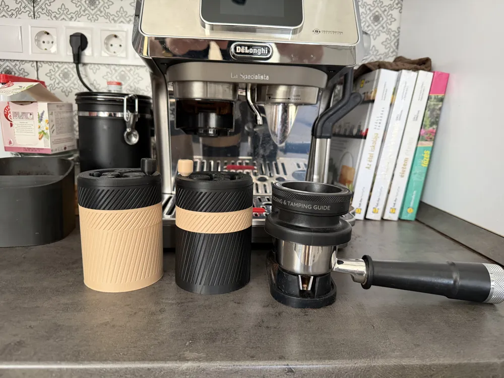 Delonghi Dosing Funnel / Tamping Guide Spirograph - Free 3D Print Model ...