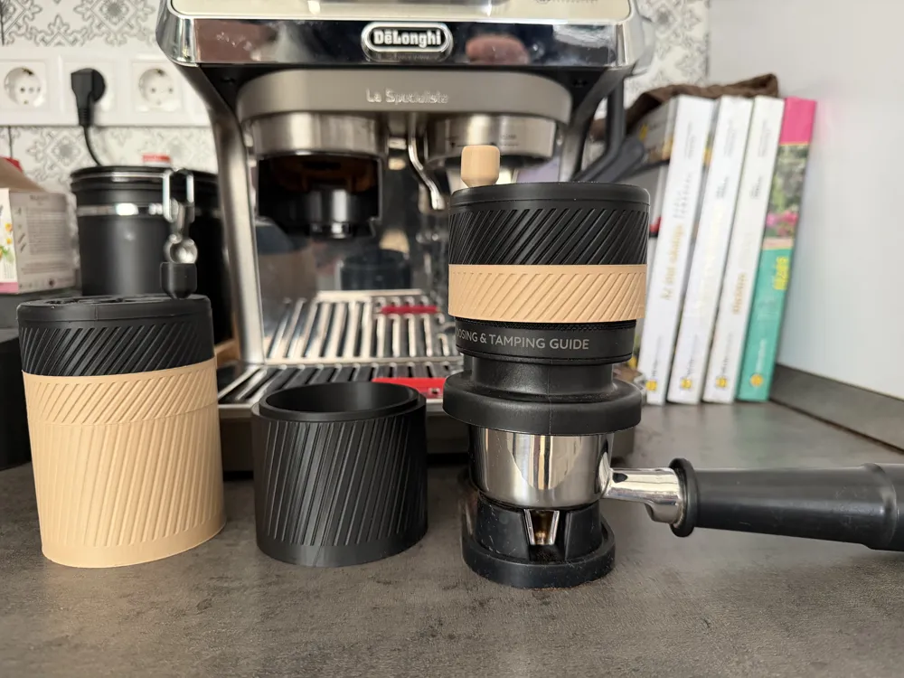 Delonghi Dosing Funnel / Tamping Guide Spirograph - Free 3D Print Model ...