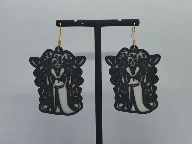 Aretes Catrina de Gala