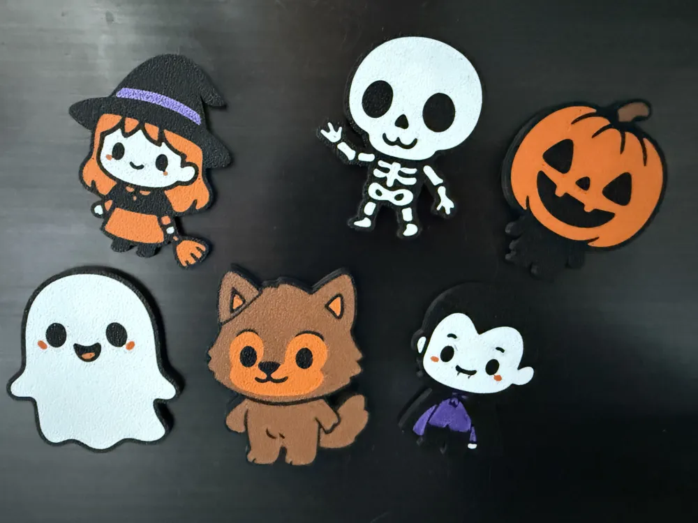 magnet Chibi halloween - Free 3D Print Model - MakerWorld