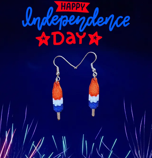 Rocket pop earrings