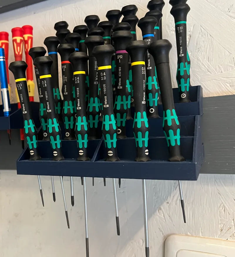 Wera mini screwdriver holder for french cleat