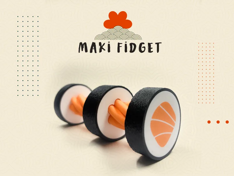 Sushi maki fidget