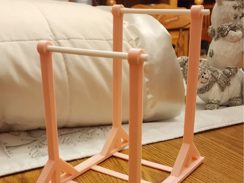 Gymnastics doll bar