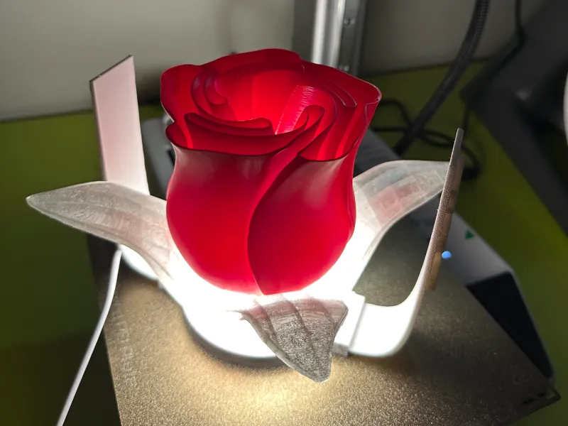 LumeRosa Lampada San Valentino a forma di rosa 