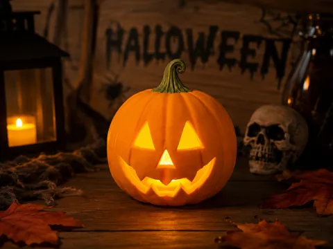 Accesorio de iluminación decorativa: Classic Halloween Pumpkin Lantern — referencia de MakerWorld
