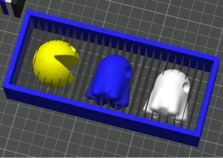 Pacman Suspended String