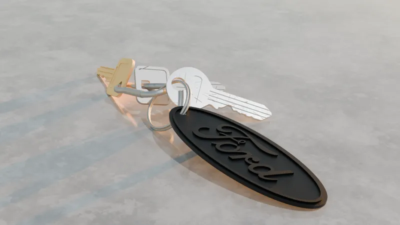 Ford keychain (ams for dual color)