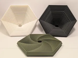 Hexagon Spiral Fidget (V2)