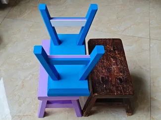 传统榫卯板凳丨Traditional mortise and tenon stool