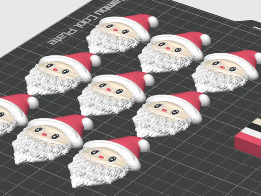Christmas Decoration - Santa Claus Labu Bu Refrigerator Magnet by T ...
