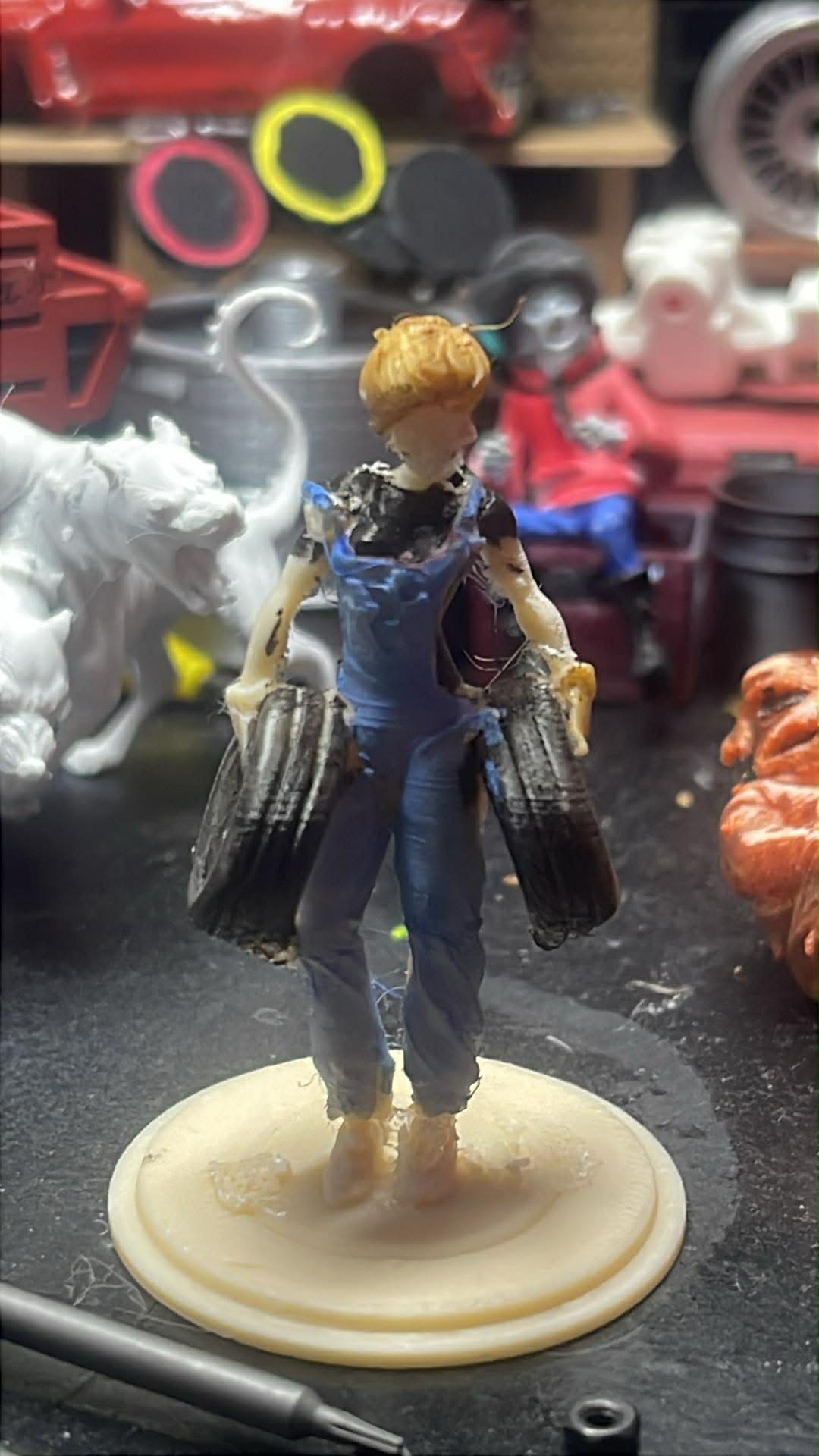 woman mechanic - Free 3D Print Model - MakerWorld