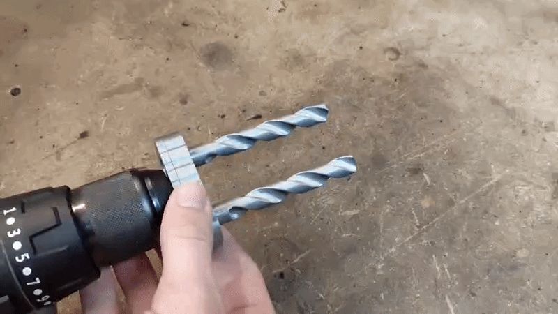 "Working" Double Drill Bit