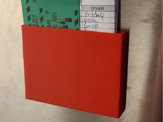Grocery List Fridge Magnet