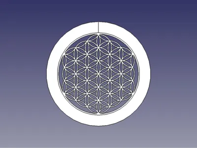 The Flower of Life fan cover