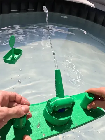 Letrero o emblema decorativo: Pool Battleship – 3D Printed Water Cannon Game — vista de referencia 2