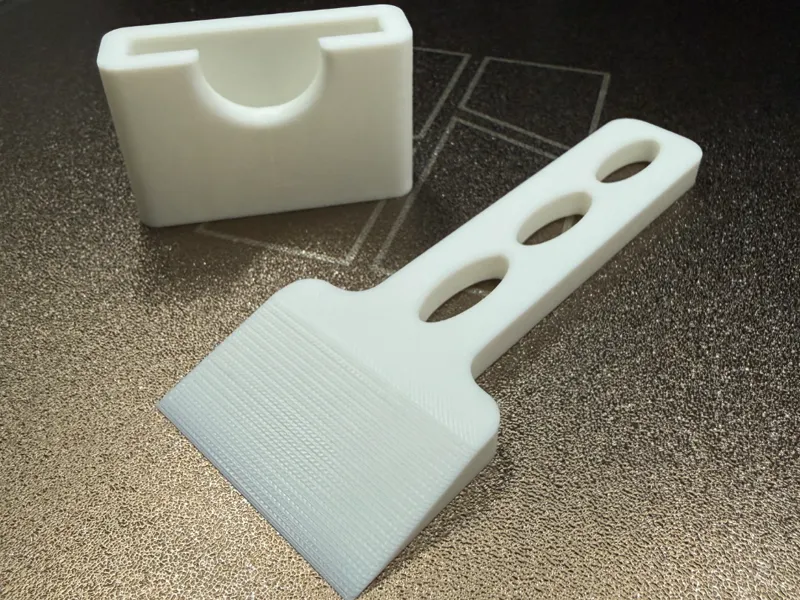 scraper and stand
