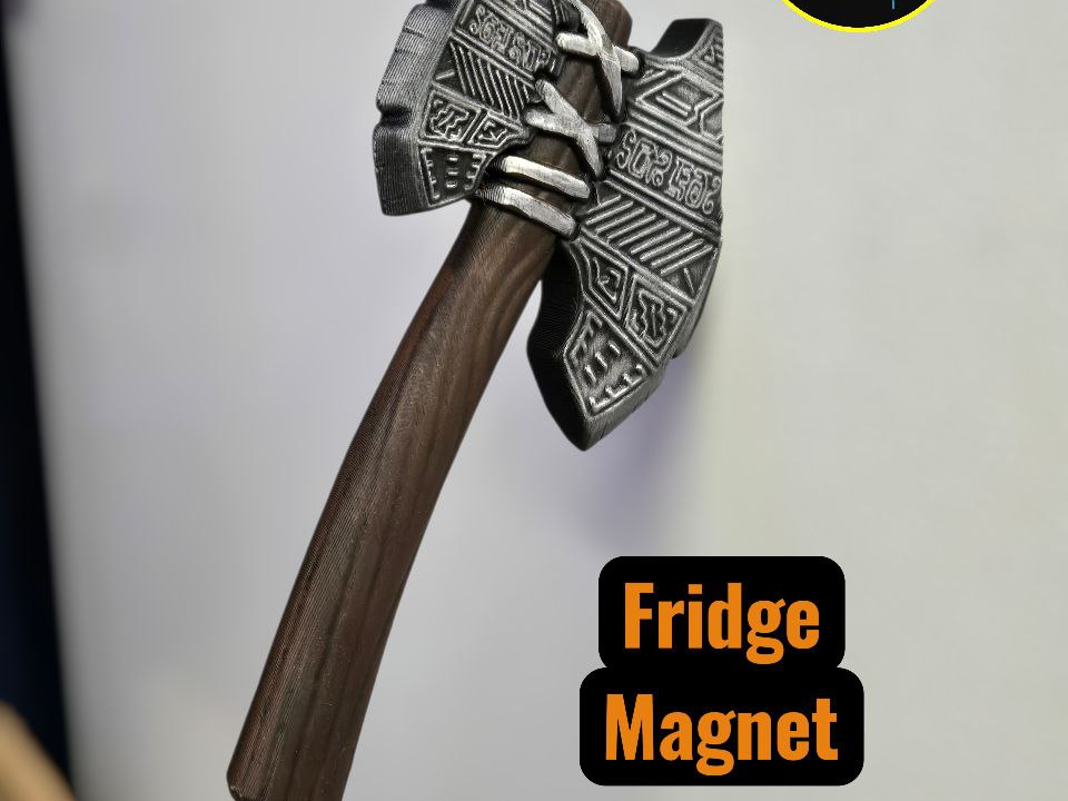 Aztec Axe Fridge Magnet
