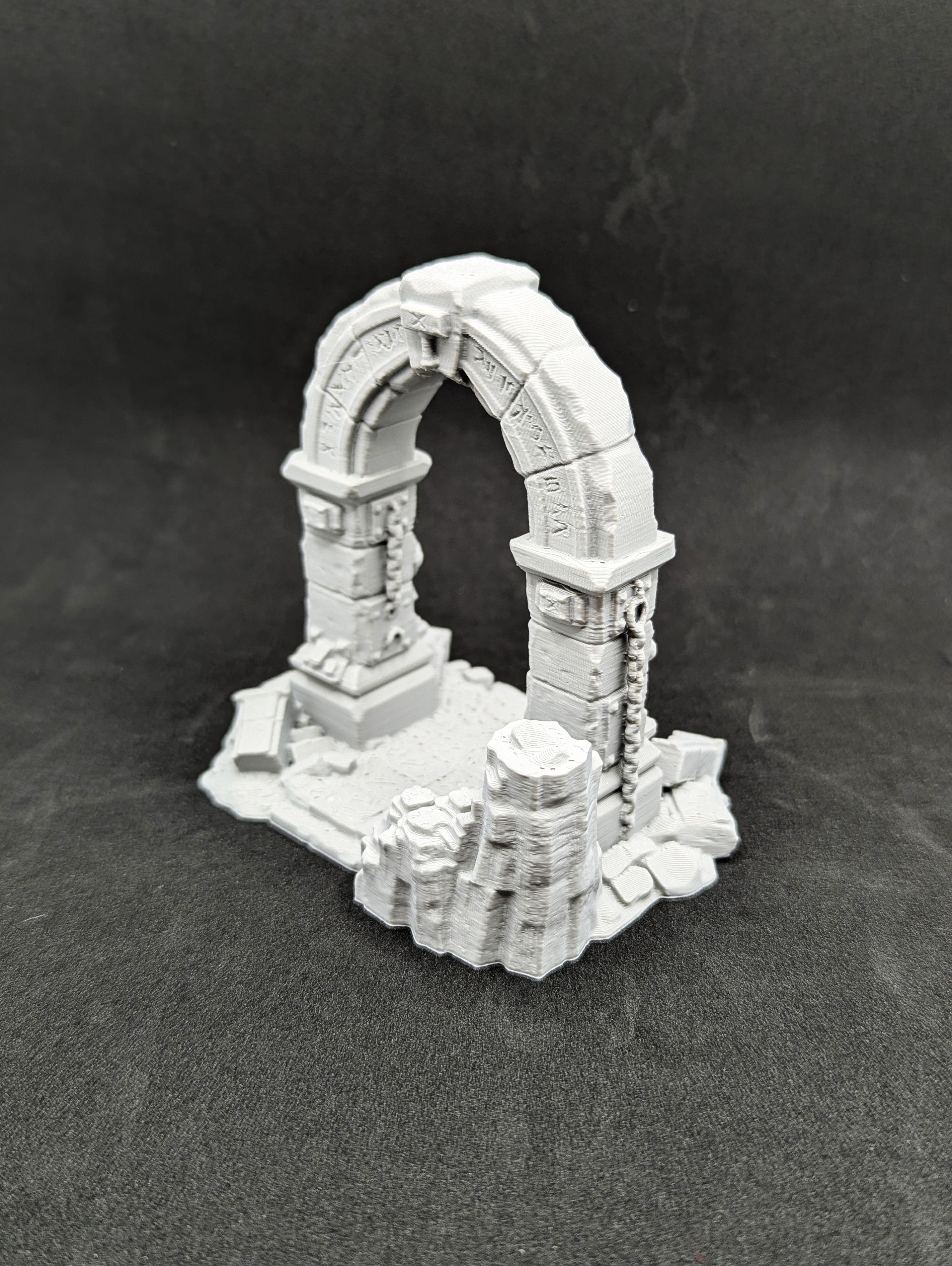 Ancient Dwarven Arch (supportless) - rounded — 5