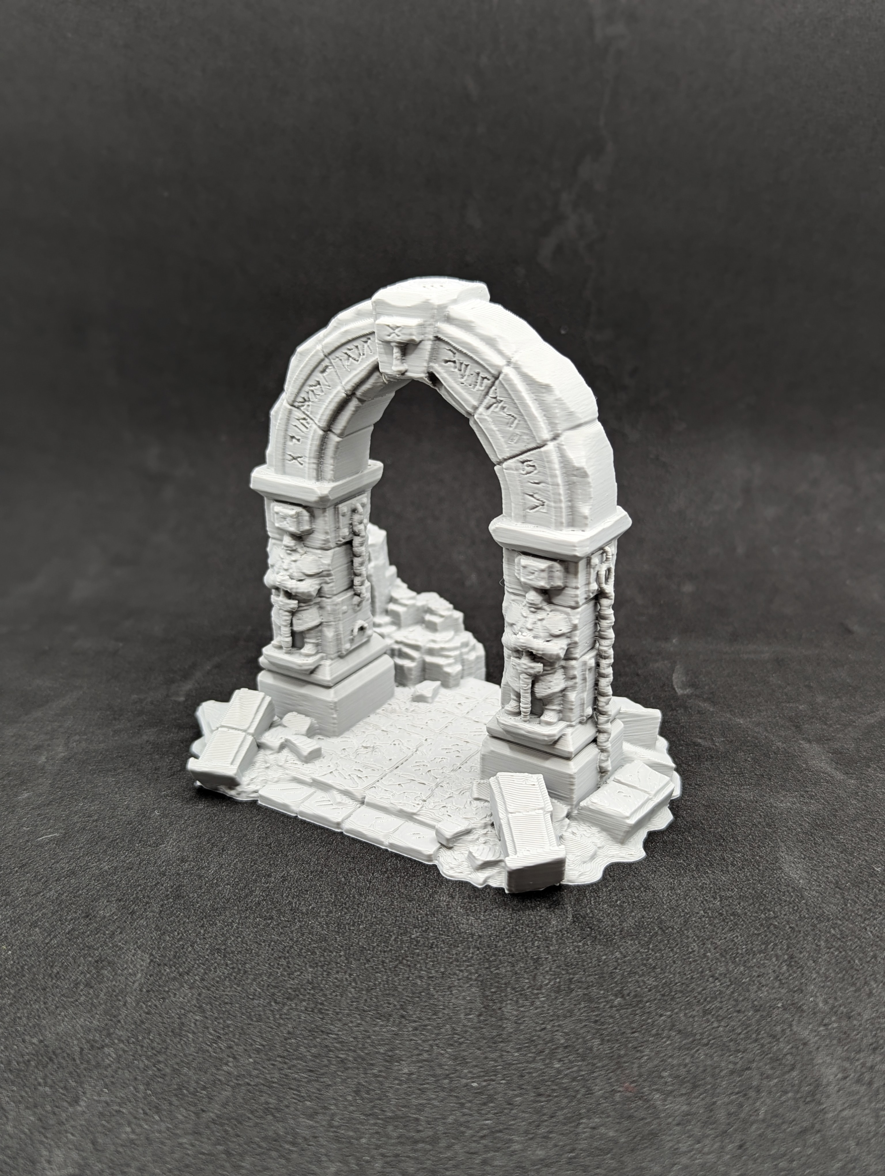 Ancient Dwarven Arch (supportless) - rounded — 3