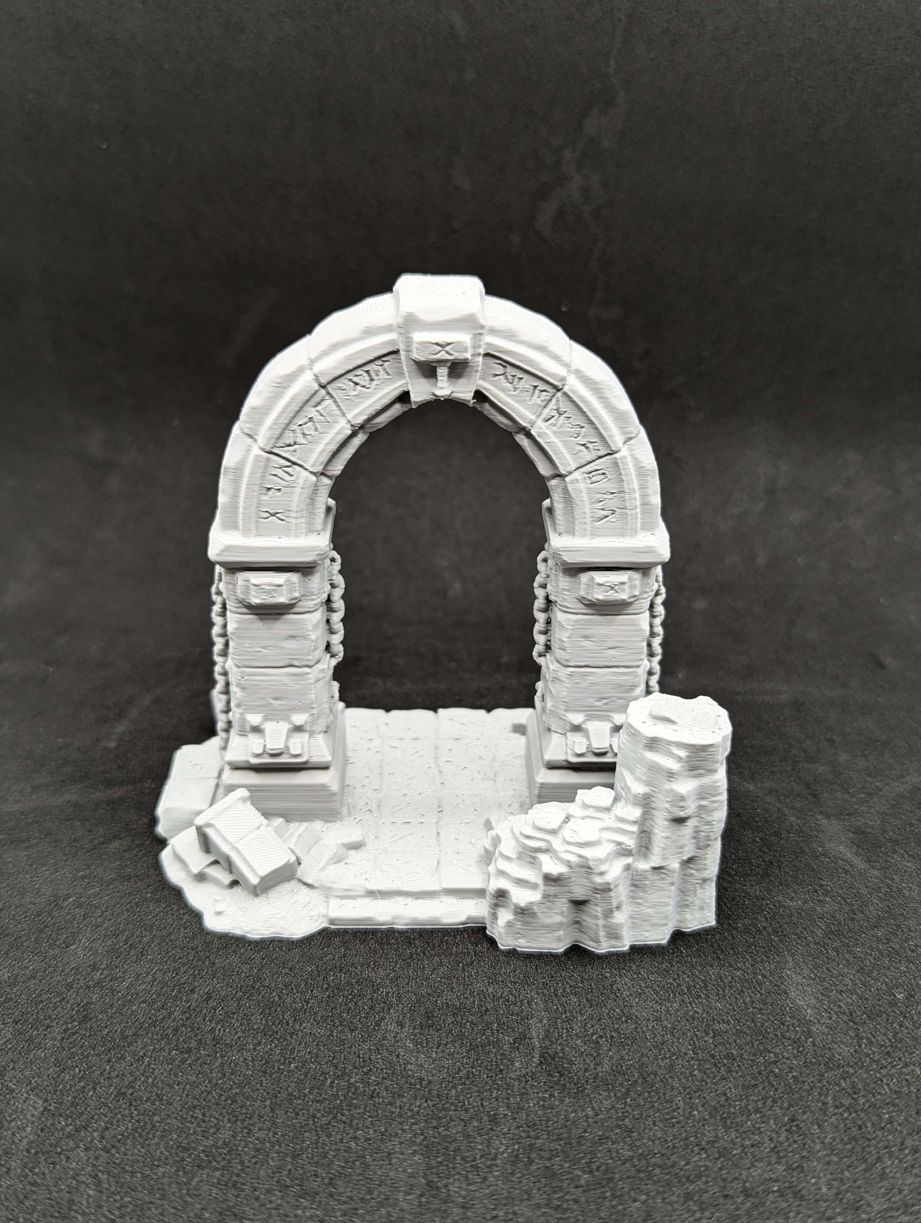 Ancient Dwarven Arch (supportless) - rounded — 4