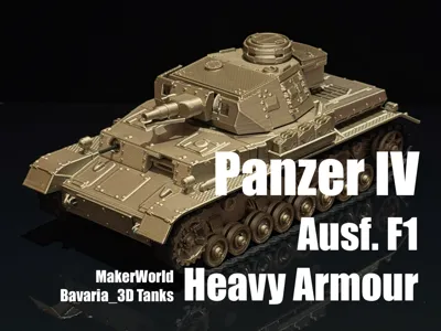 Panzer IV Ausf. F1 Heavy Armour Variant 1/35 Scale
