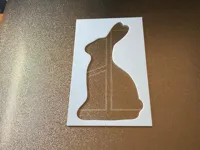 Pochoir lapin — photo 1