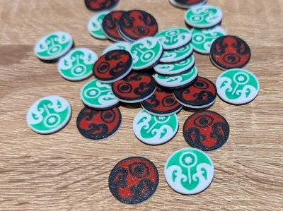 Clues and Doom Tokens - Arkham Horror LCG