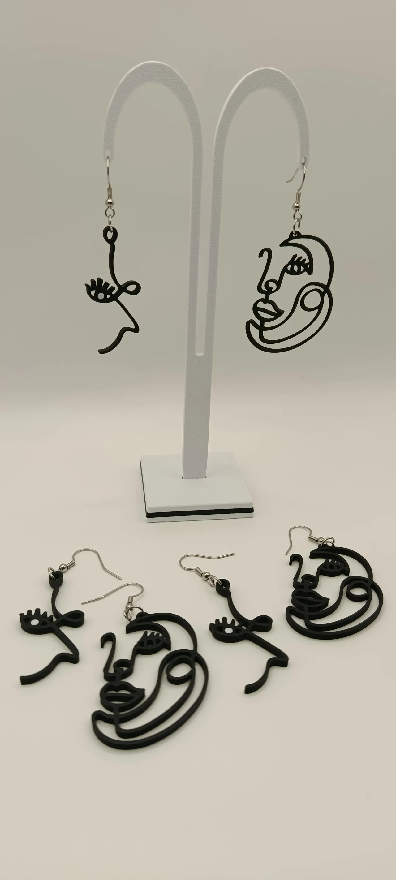 ORECCHINI VISO PICASSO "Linee d'Autore" view 4