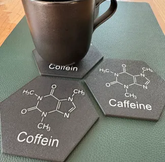 Kaffee Untersetzer Caffeine coffee trivet 