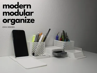 Modern modular organizer