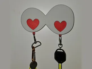Infinity Heart Key Organizer – Show youre at Home