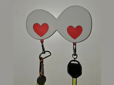 Infinity Heart Key Organizer – Show youre at Home