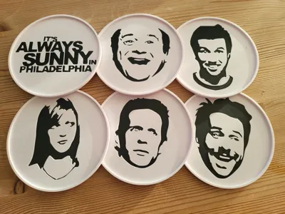 Always Sunny in Philadelphia Coasters (Set of 6)