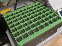 0.2mm layer, 3 walls, 25% infill, tabs modified 100% infill