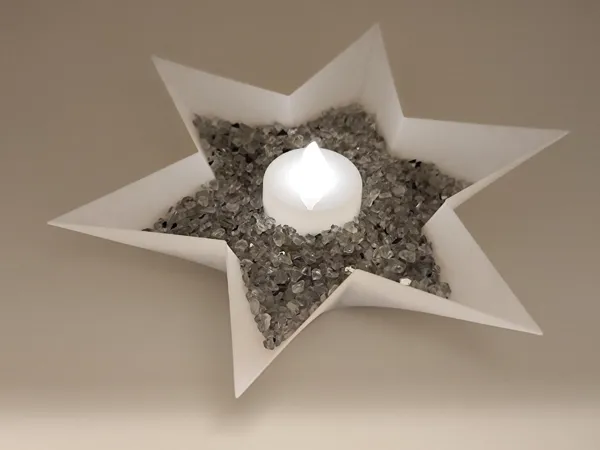 Coupelle etoile de Noel