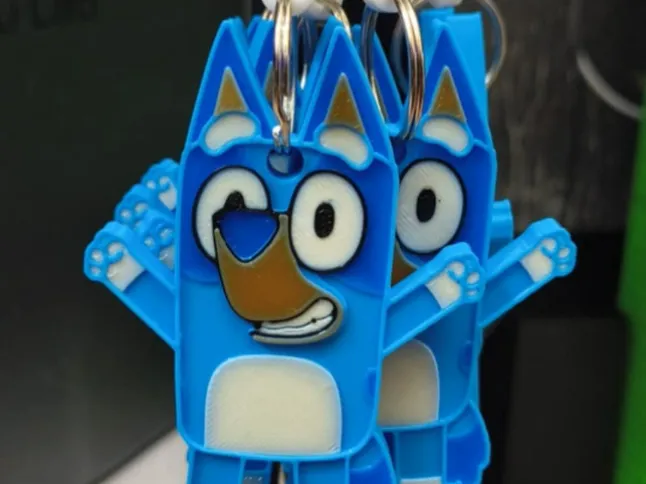 Bluey Keychain Heavy Duty Version