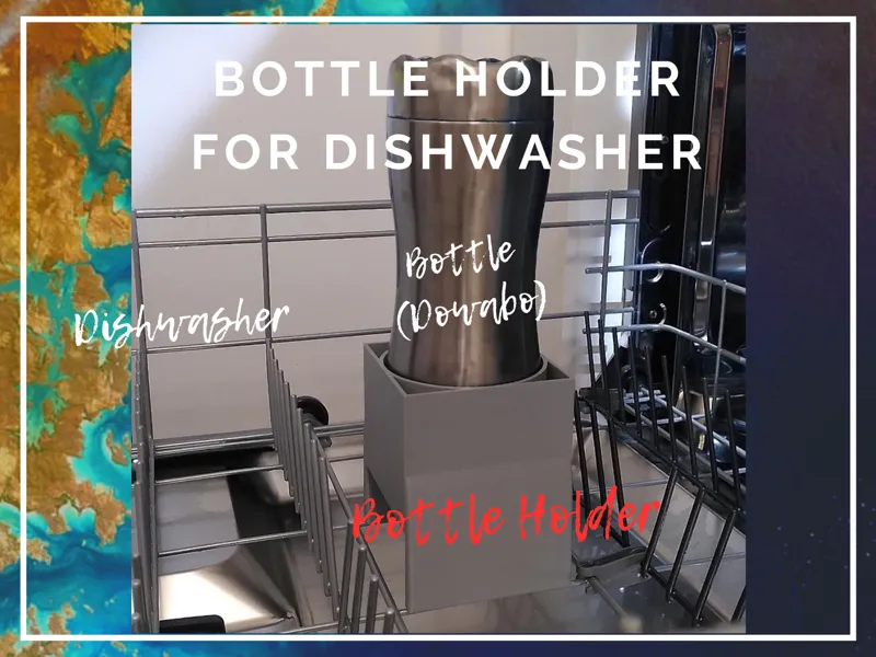 Flaschenhalter für Geschirrspüler (Dowabo)