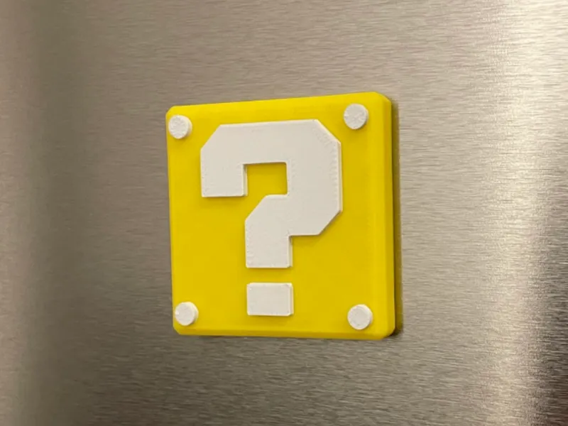 Super Mario fridge magnet