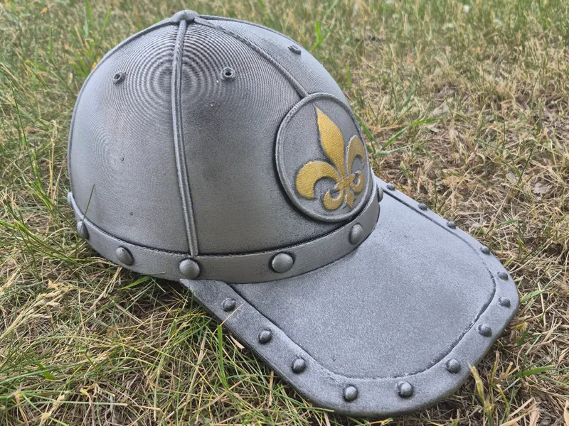 Baseball cap helmet