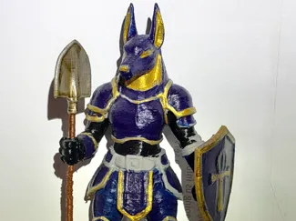 D&D Grave cleric Anubis worshipper mini