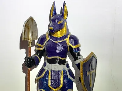 D&D Grave cleric Anubis worshipper mini