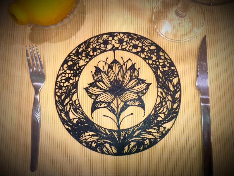 Underplate Decor "Blossom"