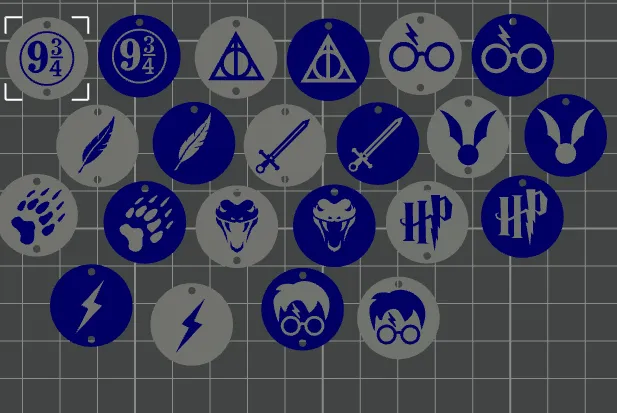 Modular Wizarding Earrings Expansion Pack 1 view 3