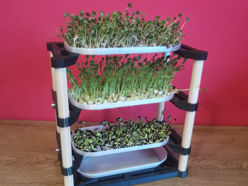 Microgreen Rack – Modular, Multi‑Level System