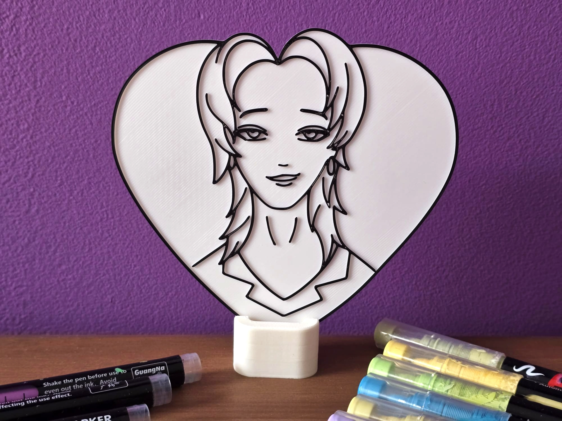 Romance Saja Kpop Love Coloring Heart Craft