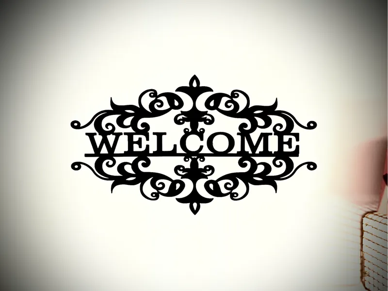 Welcome sign
