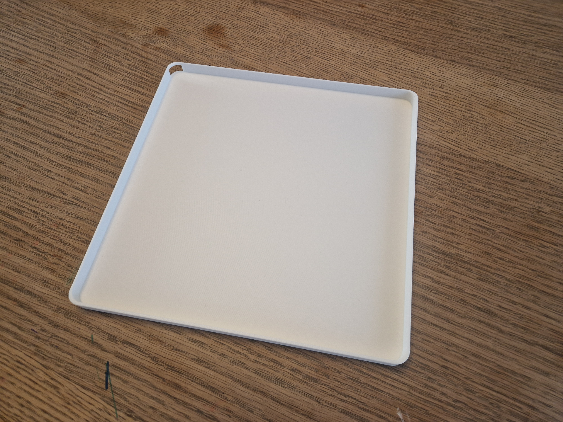 Tray 220x220 with optional silica opening