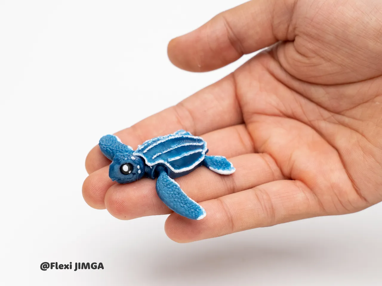 Mini Flexi Turtle | Keychain Version view 3